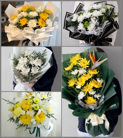 湖北孝感市安陆市巡店镇桃李村白事花束代送